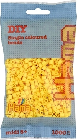 Hama Midi iron-on beads yellow 1000 pcs