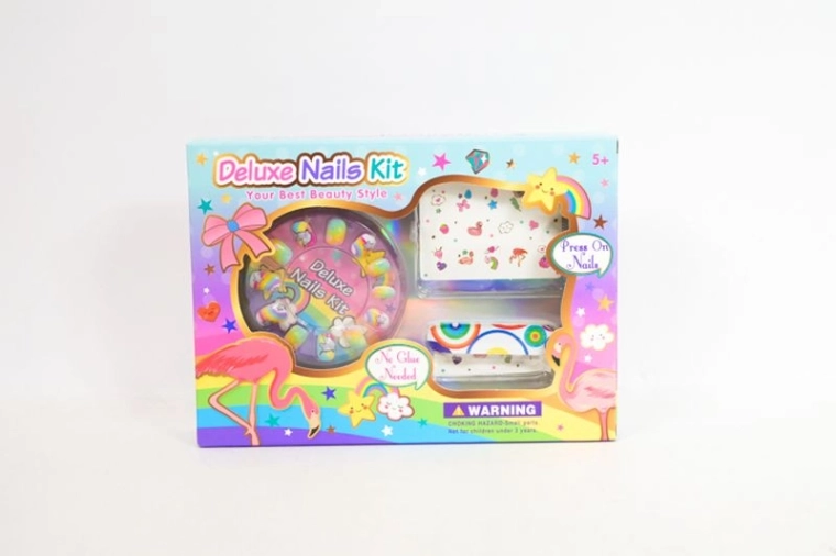 Nail kit with stickers