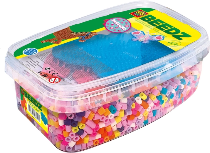 Scented Fuse Beads in a Box, 5000 pcs with 2 Pegboards