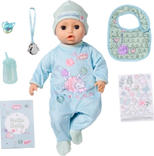 Interactive Doll Baby Annabell Alexander, 43 cm