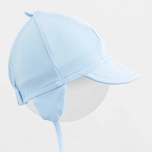 Kinder katoenen petje met klep NEW BABY Casually Dressed blauw