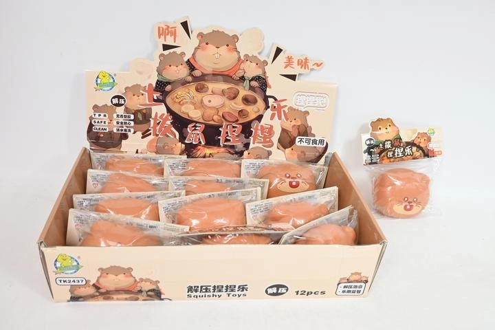 Ours antistress à presser (12 pcs en présentoir)