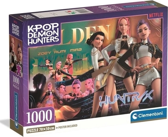Clementoni puzzle K‑Pop Demon Hunters 1000 pieces