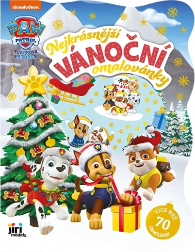 Kerstkleurboek met stickers Paw Patrol