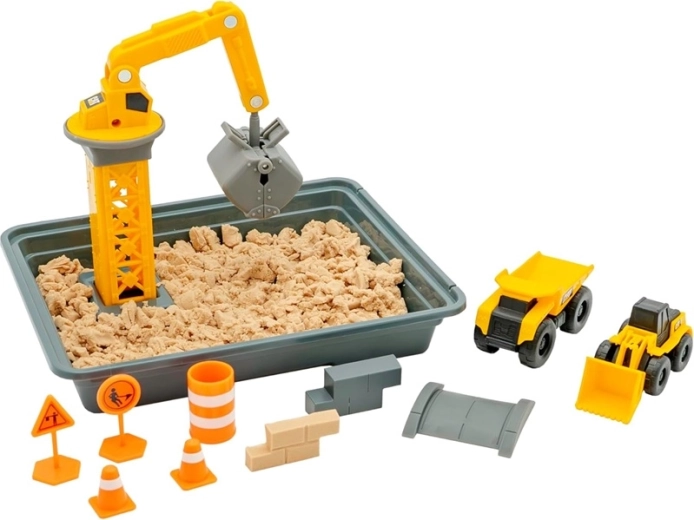 Movable crane and accessories for realistic play