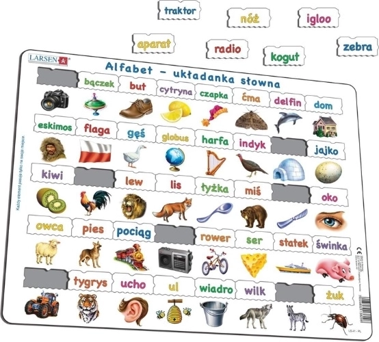 Larsen alphabet – puzzle de mots