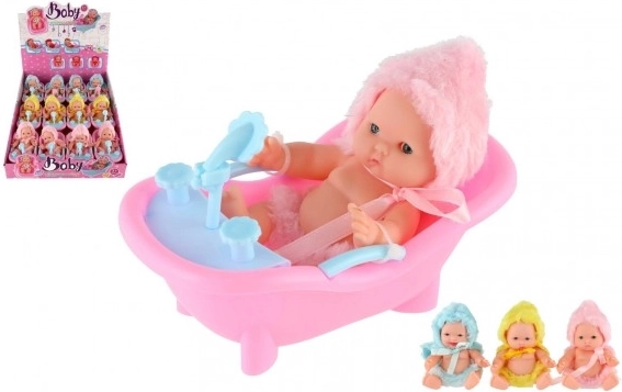 Baby Doll in Bathtub for Girls