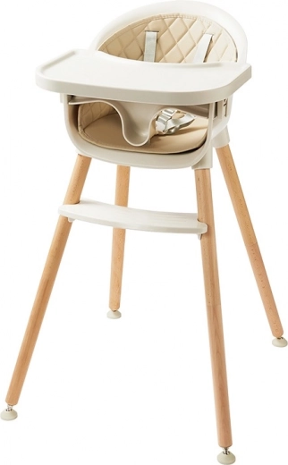 Beige Children's High Chair 2Kids Toys