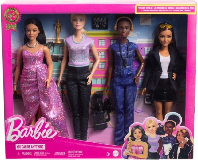 Barbie Career of the Year 2024 – Women in Film, set of 4 dolls