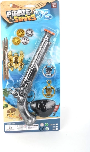 Pistolet de pirate avec accessoires