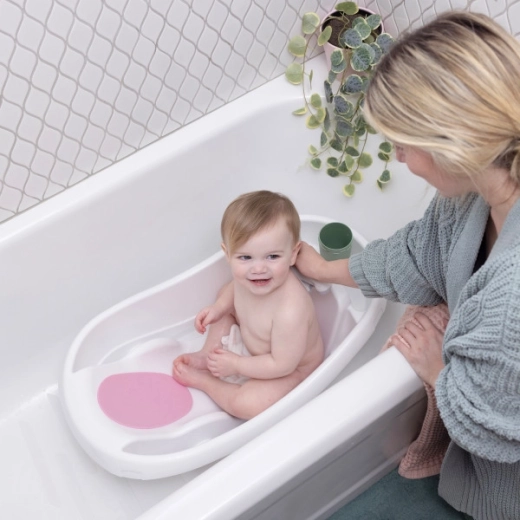 Baignoire ergonomique avec soutien rembourré