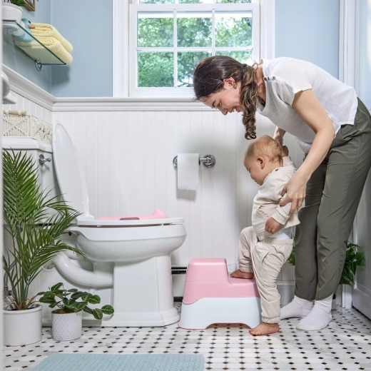 Two-step stool for independence