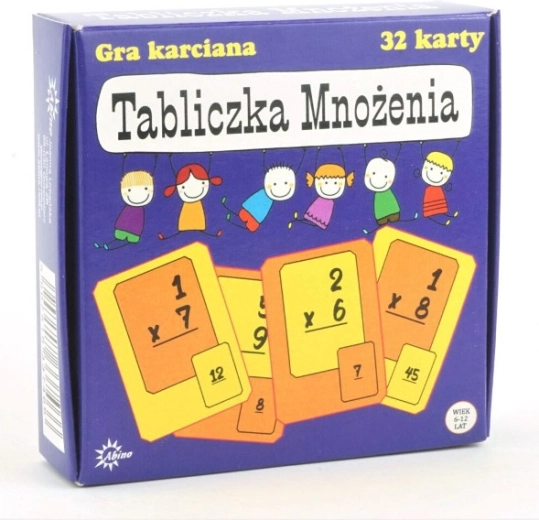 Kaartspel Tafel van Vermenigvuldiging