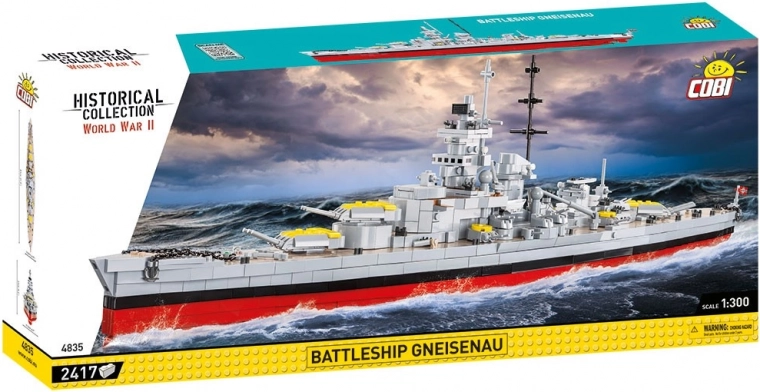 COBI Construction Set Historical Collection – Battleship GNEISENAU 1:300