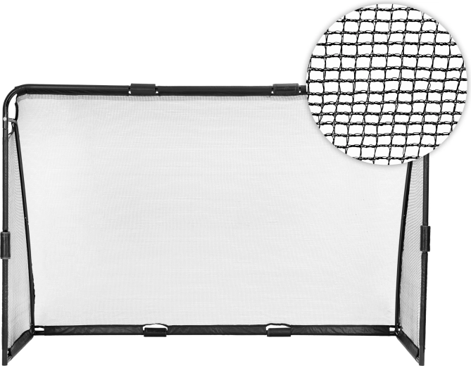 Durable steel frame and dense PE net
