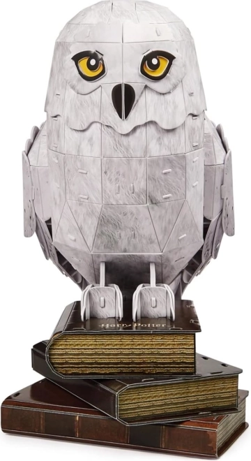 Puzzel 3D Harry Potter Hedwig op boeken