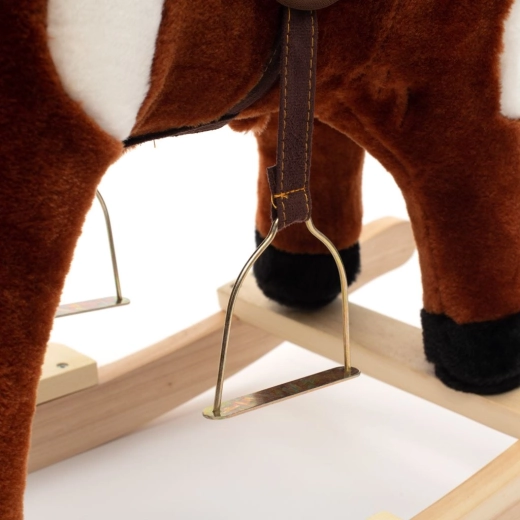 Comfortabel zadel en metalen stijgbeugels