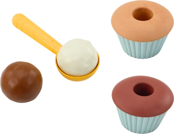 Scoop and molds for easy portioning