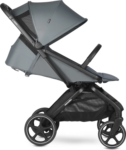 Large wheels and full suspension for a smooth ride