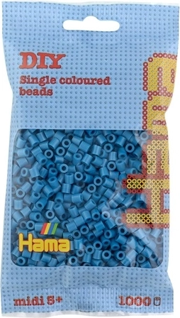 Hama Midi iron-on beads 1000 pcs, azure blue