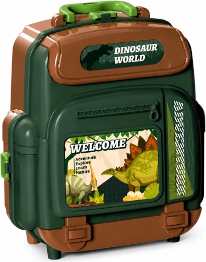 Backpack suitcase that transforms into a play world