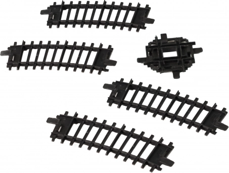 rails et croisement pour trains jouets – pièces courbes et croisement compatibles avec RegioJet, Chemins de fer tchèques, SC Pendolino et Compagnie des chemins de fer slovaque