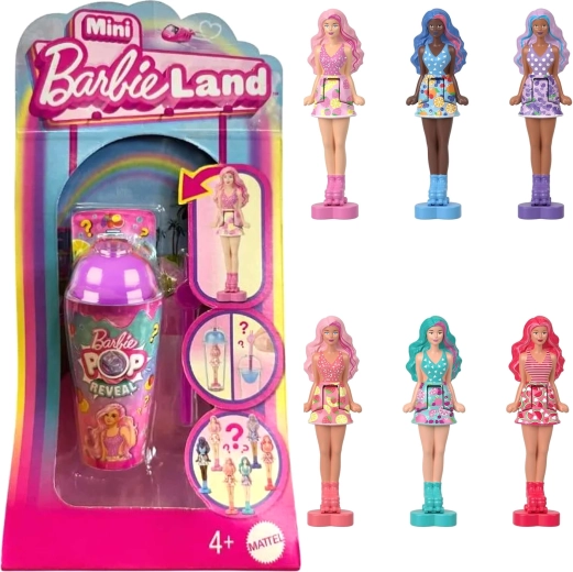 Barbie Mini Pop Reveal – collectible mini doll with surprise and accessory