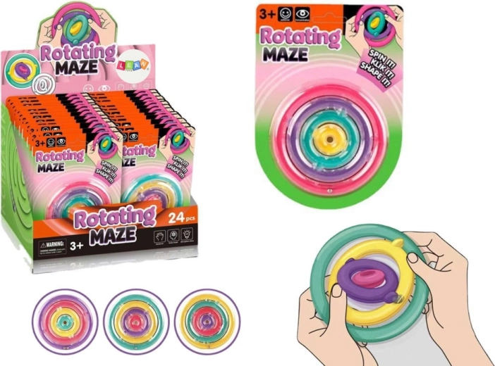 Sensorisch antistresspeeltje – roterende wieltjes