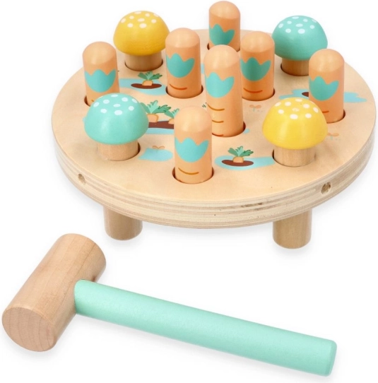 Masse en bois - Champ de carottes