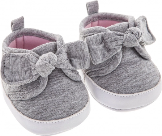 Chaussures pour poupée – baskets grises avec petit nœud