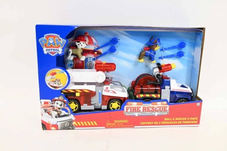 Spin Master Paw Patrol Fire Rescue set voertuigen 2 stuks