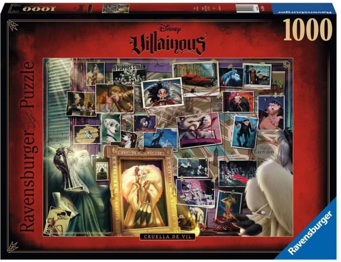 Ravensburger Puzzle Villainous: Cruella de Vil 1000 Teile