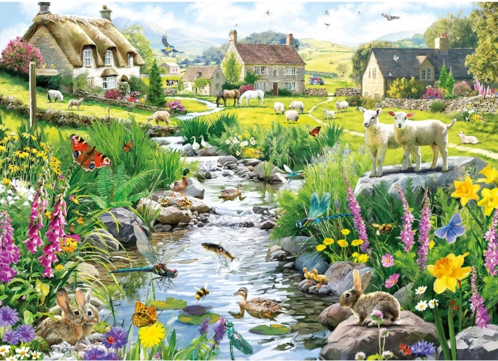 Puzzle Gibsons Ruisseau bouillonnant 1000 pièces