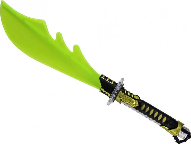 Glowing Yellow Machete for Kids with Batteries