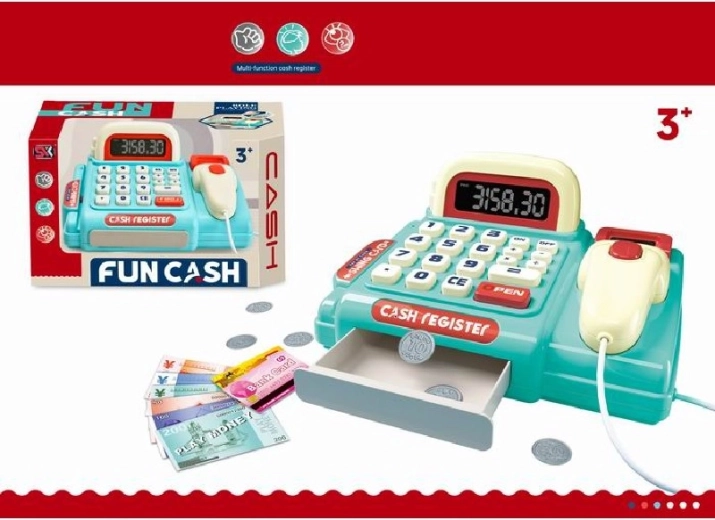 Fun Cash Blue Cash Register
