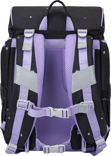 Ergonomic back panel and stable carrying