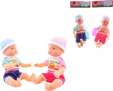 Drink-and-wet baby doll 30 cm with accessories