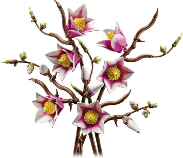 Realistic blossoms in two shades