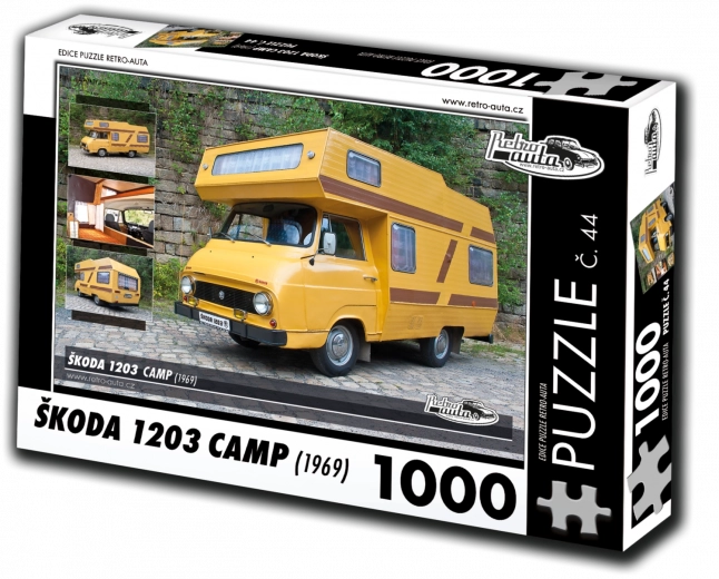 Puzzel RETRO-AUTA ŠKODA 1203 Camp (1969) – 1000 stukjes