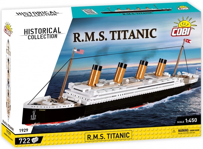 Bouwset RMS Titanic 1:450, 722 stenen