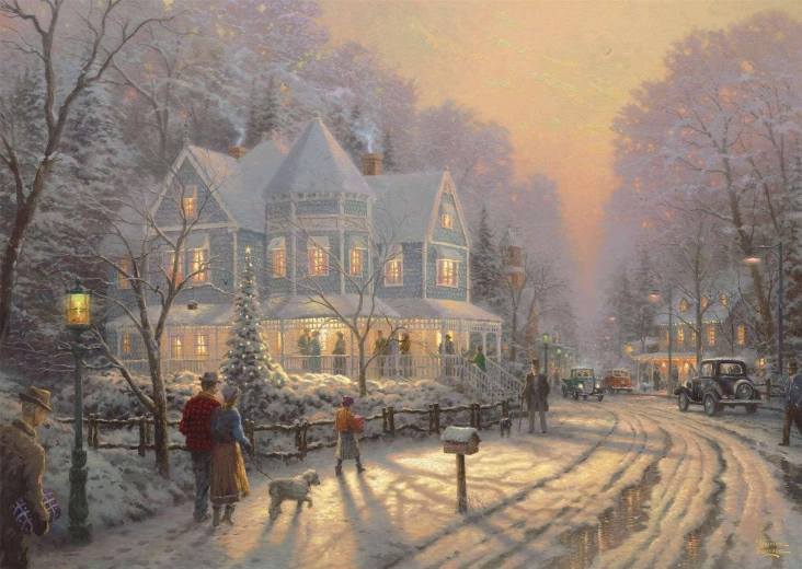 Puzzle Rencontre de Noël 1000 pièces