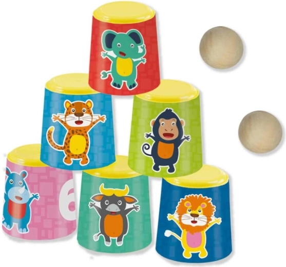 Stack and arrange the cups in dozens of ways