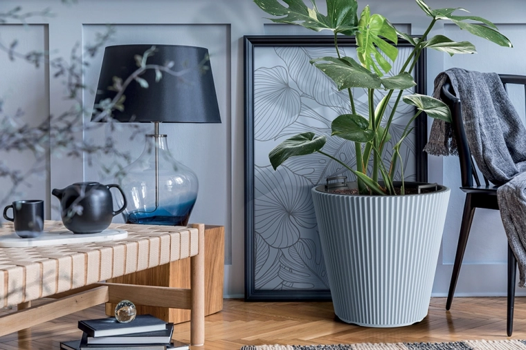 Modern ribbed design for indoors and outdoors