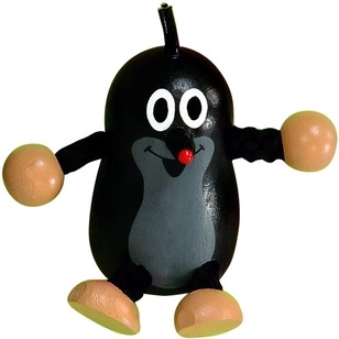 Magnetic wooden figurine Little Mole DETOA
