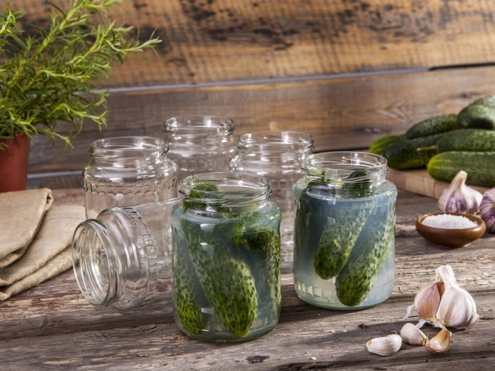 Set of 6 preserving jars 720 ml TO-720