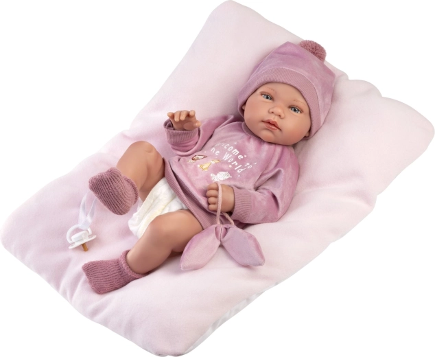 Llorens New Born meisje – realistische baby pop 43 cm