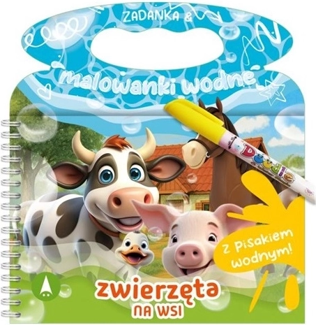Puzzles and Water Coloring – Farm Animals