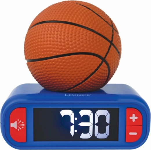 Lexibook Basketball Alarm Clock with Light-Up Ball