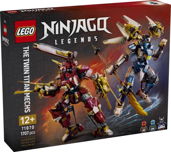 LEGO NINJAGO Legends Duo de méchas titanes rapprochés