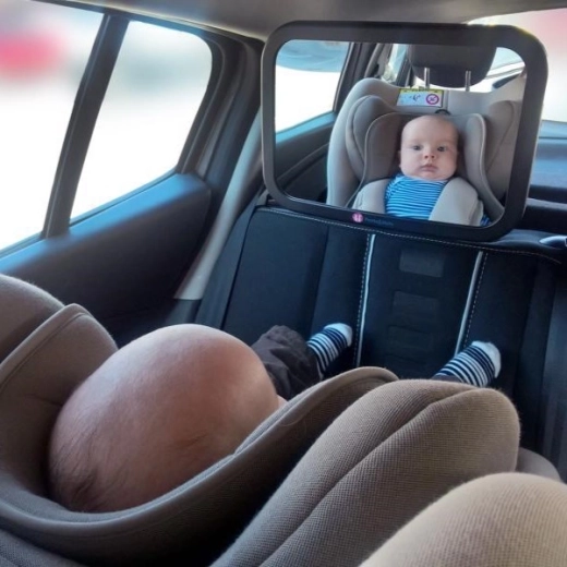 Wide and clear view of your baby